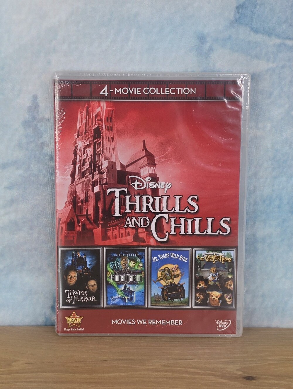 Disney Thrills And Chills 4 Movie Collection DVD NWT